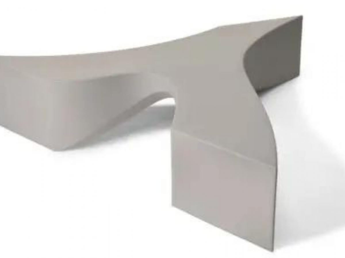modern balcony bench